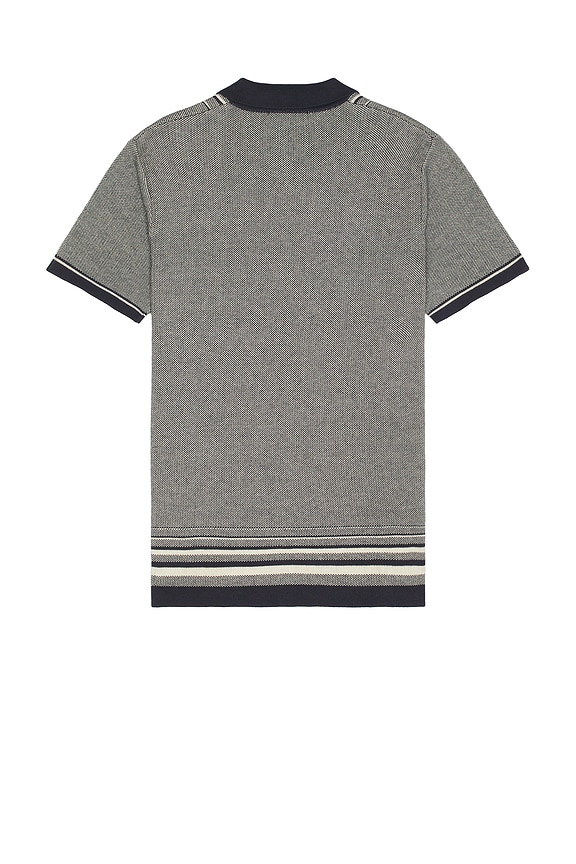 view 2 of 3 Ethan Sweater Button Down Shirt in India Ink & Oatmeal