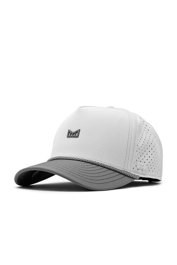 view 2 of 5 Hydro Odysea Rope Bulls Icon Cap in White & Grey