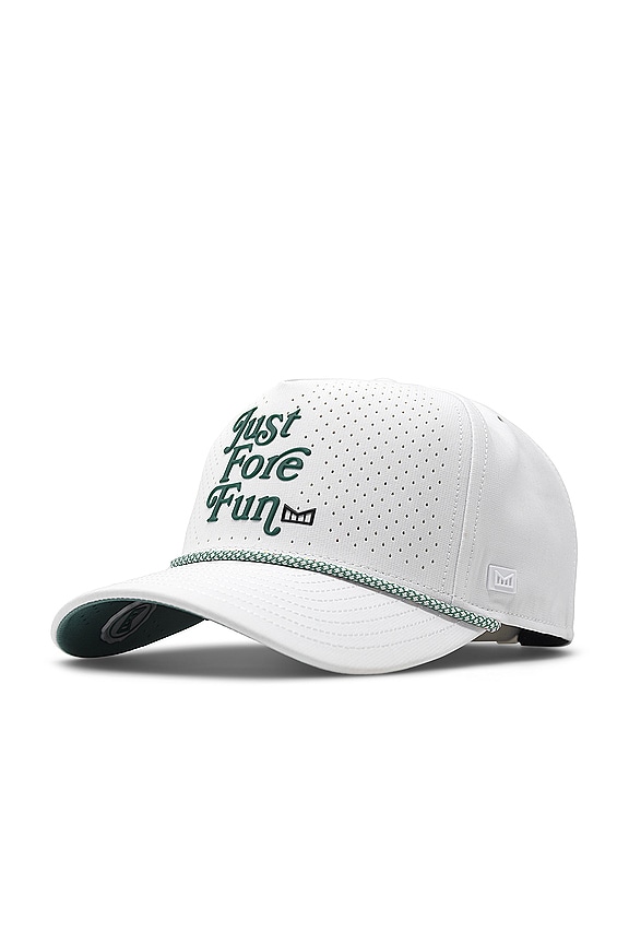 view 2 of 5 Hydro Odyssey Links Hat in White & Green