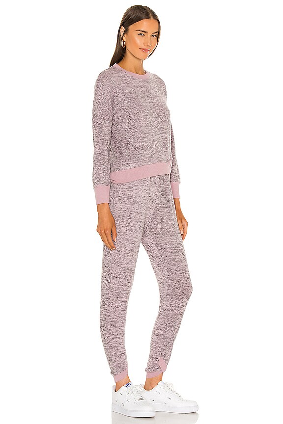 view 2 of 3 Weekend Fleece Crossover Set in Fawn