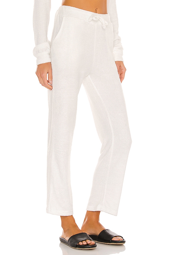 view 2 of 4 Feather Knit Straight Pant in White