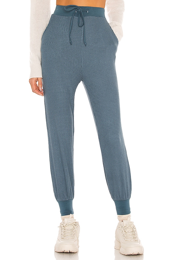 view 1 of 5 Waffle Knit Balloon Jogger in Orion