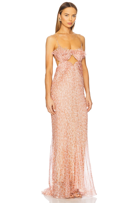 view 2 of 5 Anemona Dress in Pink & Nude