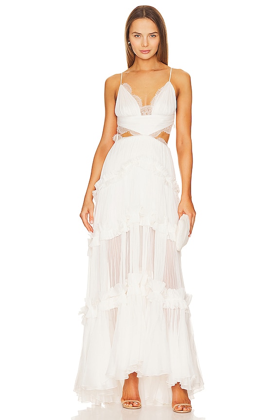 view 1 of 3 Frida Gown in Off White