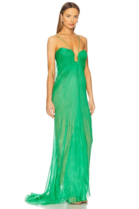 view 2 of 4 ROBE RAISA in Emerald Green