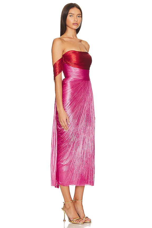 view 2 of 3 X Revolve Izabella Midi Dress in Salsa & Raspberry