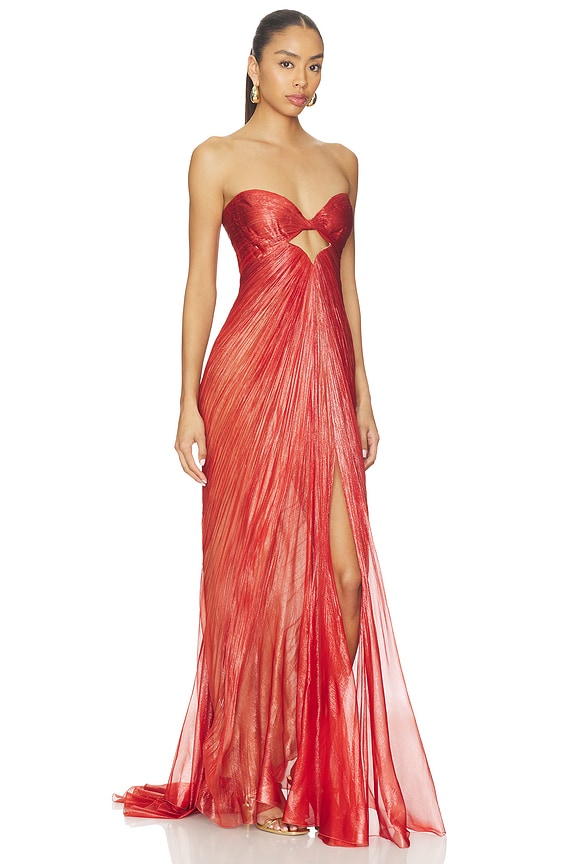 view 2 of 5 VESTIDO RACHEL in Blood Orange