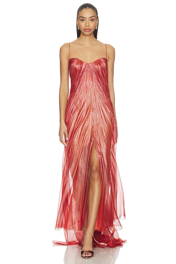 view 1 of 6 Victoria Dress in Blood Orange