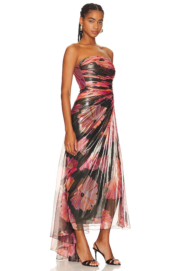 view 2 of 3 Ezra Midi Dress in Licorice Print