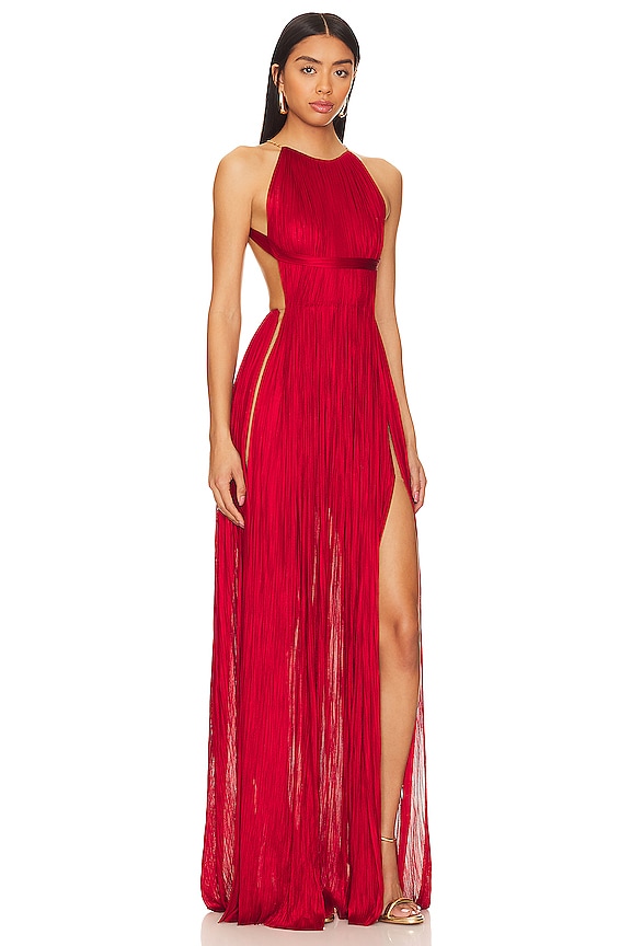 view 2 of 3 Reverie Gown in Salsa