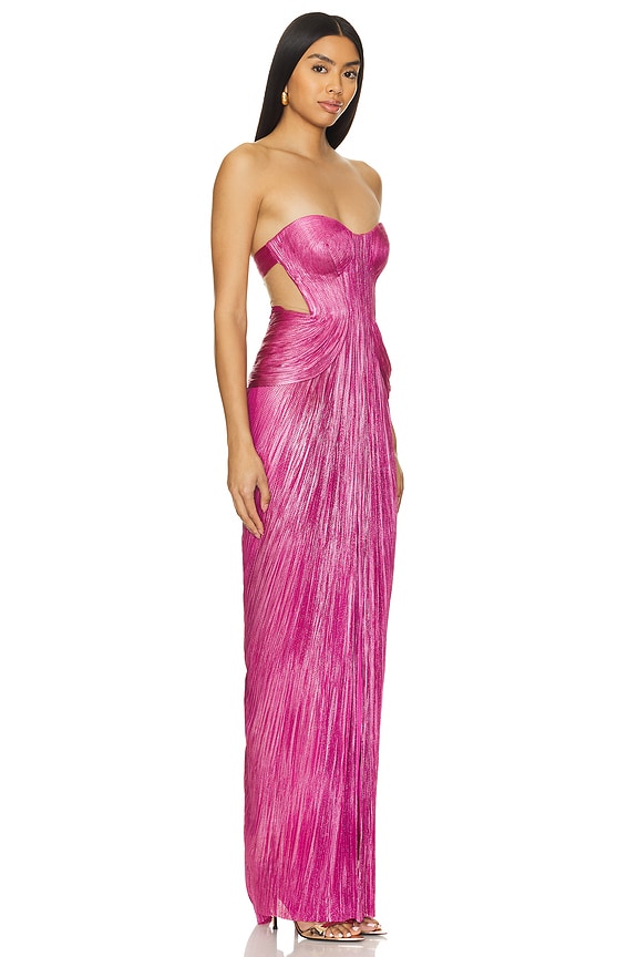 view 2 of 4 CALY 가운 in Raspberry