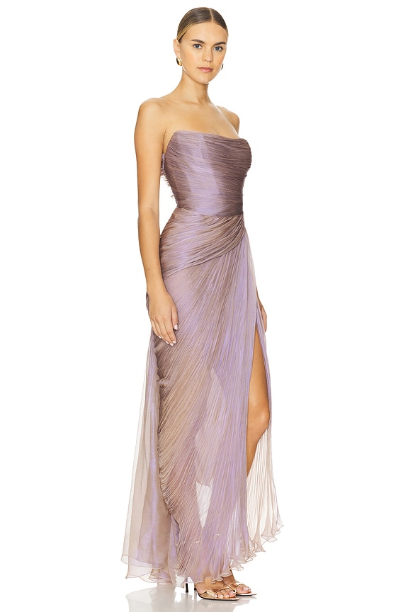 view 2 of 3 ROBE DE SOIRÉE AMAL in Iris