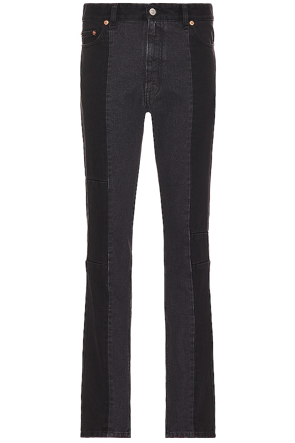 view 2 of 4 MM6 Regular Fit 5 Pocket Skinny Jean in Black