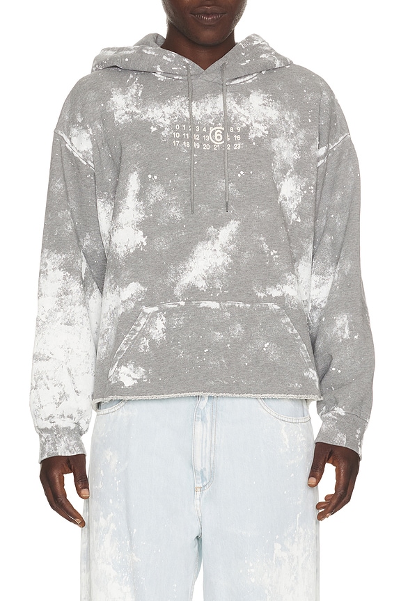 view 1 of 4 SWEAT À CAPUCHE MARGIELA in Grey Melange