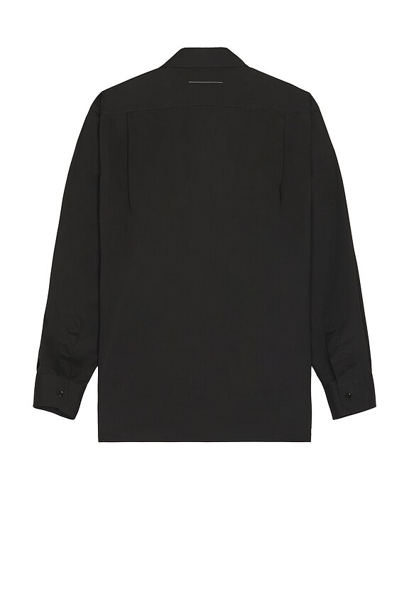 view 2 of 4 CHEMISE LONG-SLEEVED in Black