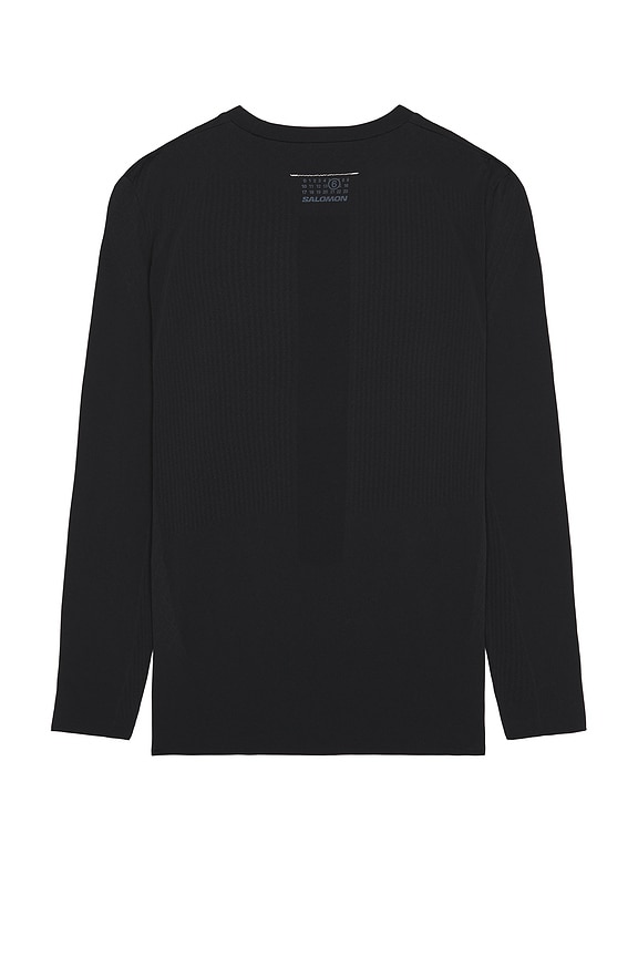 view 2 of 4 x Salomon Long Sleeve T-Shirt in Deep Black