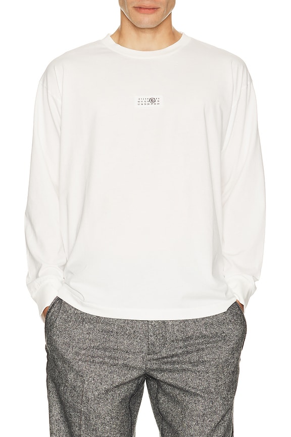 view 1 of 5 Long Sleeved Top in White
