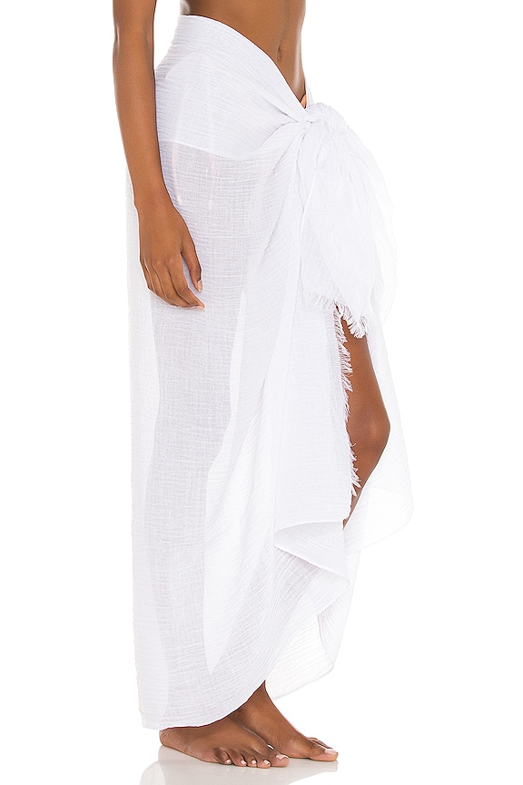 view 2 of 4 x REVOLVE St Tropez Sarong in White