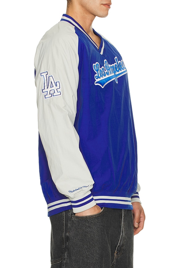 view 2 of 6 MLB Dodgers Nylon Pullover Jacket in Royal