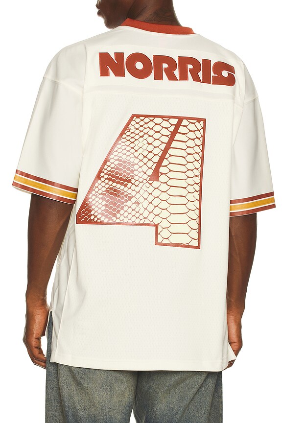 view 1 of 5 x McLaren Formula 1 Norris Legacy Jersey in Cream & Burgundy