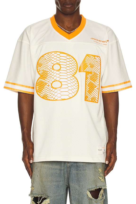 view 2 of 5 x McLaren Formula 1 Piastri Legacy Jersey in Cream & Gold