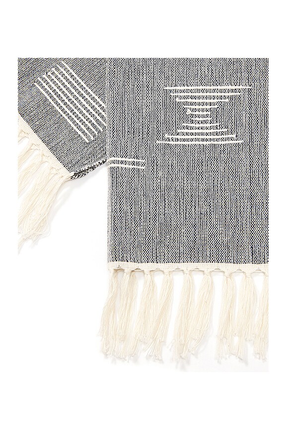 view 2 of 3 Shapes Hand Towel in Blue