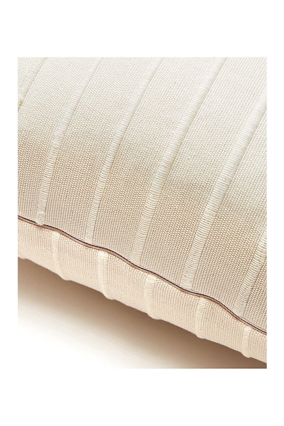 view 2 of 3 OREILLER RECYCLED STRIPE in Cream