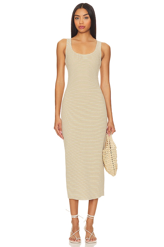 view 2 of 4 Mickie Dress in Neutral Stripe