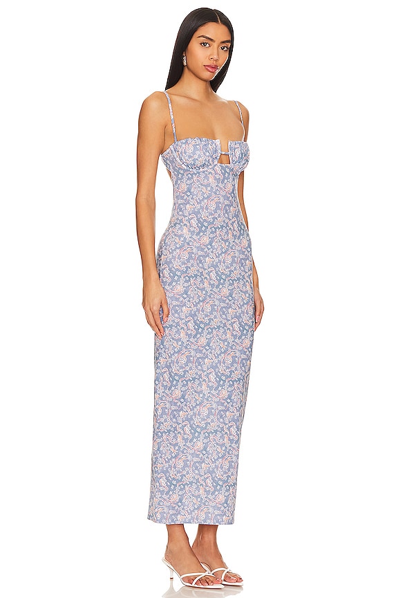 view 2 of 3 Petal Long Dress in Cupid