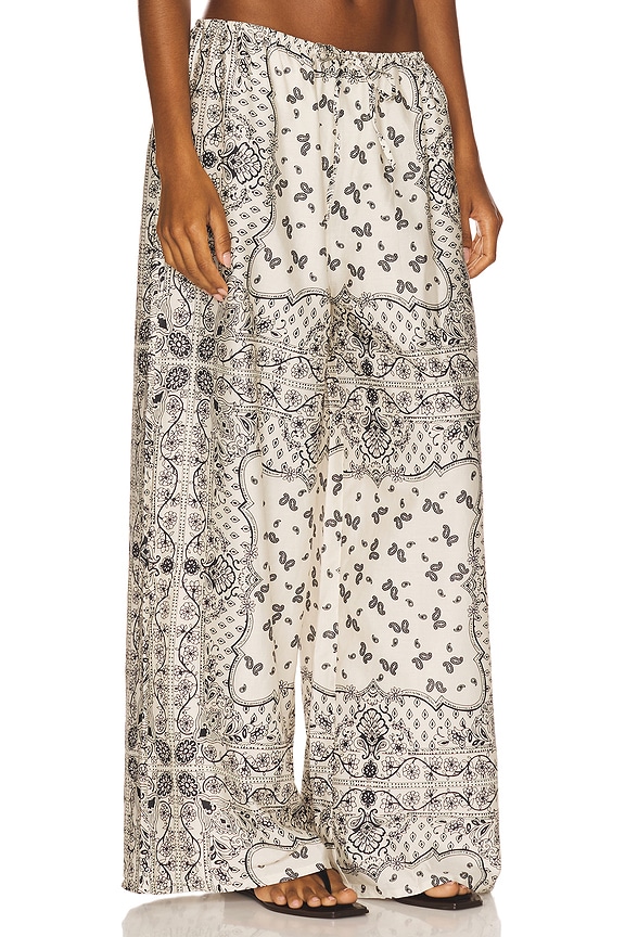 Drawstring Wide Leg Pant
