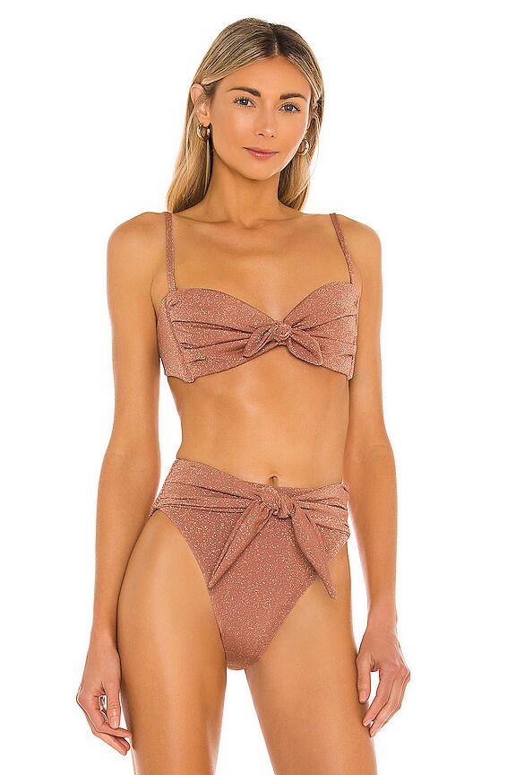 view 2 of 6 ТОП БИКИНИ CABANA in Mauve Sparkle