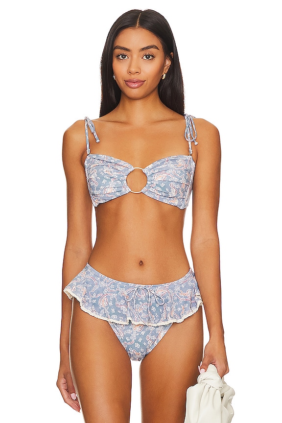 view 2 of 5 Tori Ties Bikini Top in Cupid