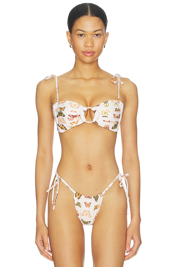 view 1 of 4 TOP BIKINI BANDA TORI TIES in Monarch