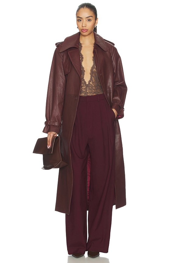 view 1 of 4 MELISSA アウターウェア in Burgundy