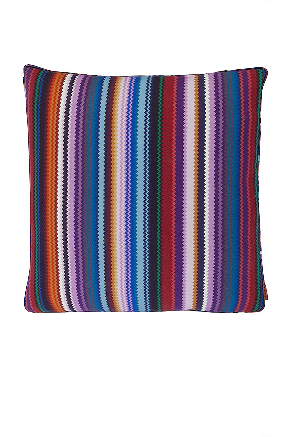 view 2 of 4 ARROJAR LA ALMOHADA SHANGAI in Blu Multicolor