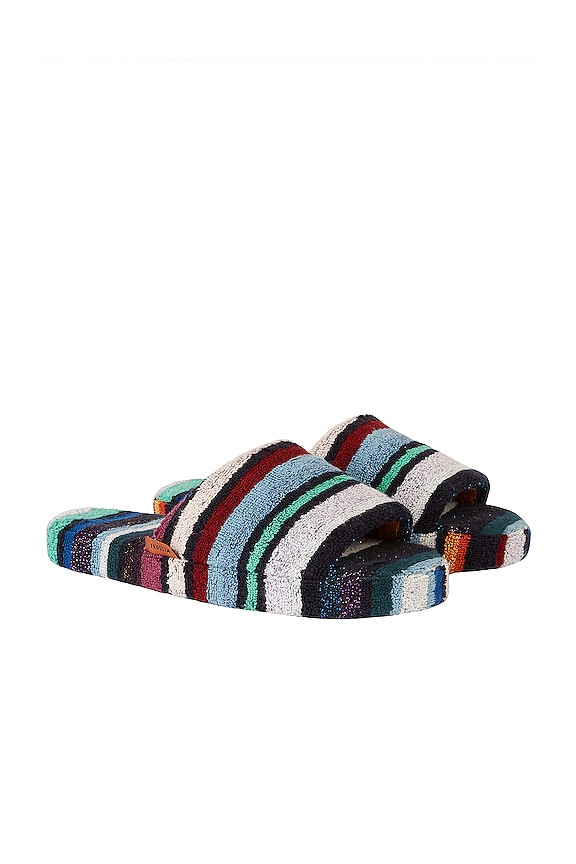 view 2 of 5 Chandler Open Slipper With Band in Blu Multicolor