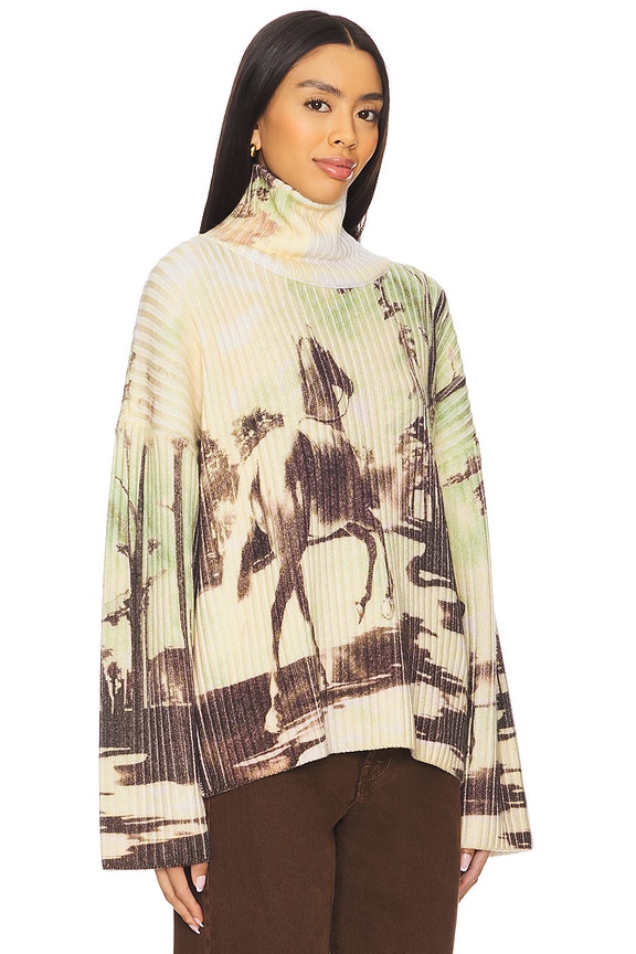 view 2 of 4 Chunky Rib Knit Sweater in Multi