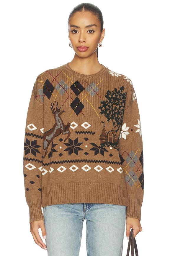 view 2 of 6 PULL FAIS ISLE in Khaki