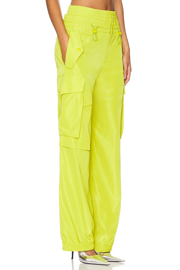 view 2 of 6 ダブルウエストバンドカーゴパンツ in Lime
