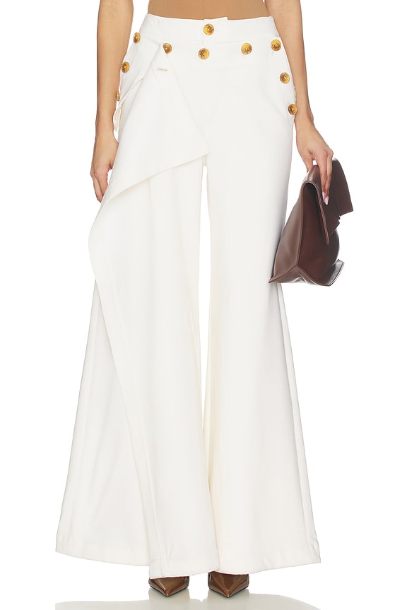 view 1 of 6 Cascade Sailor Tailored Trouser in Ivory