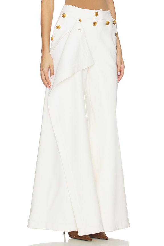 view 2 of 6 Cascade Sailor Tailored Trouser in Ivory