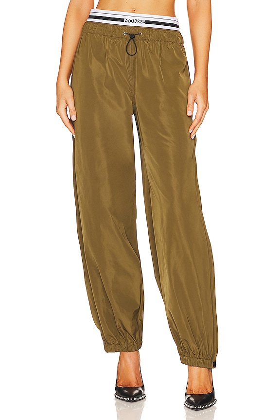 view 2 of 5 Double Waistband Track Pants in Olive