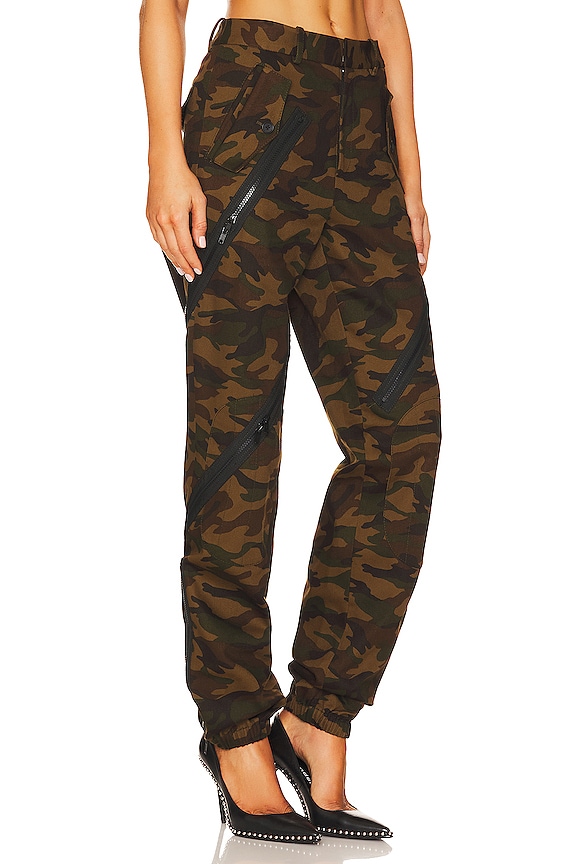 view 2 of 4 Zipper Detail Cargo Pants in Camo