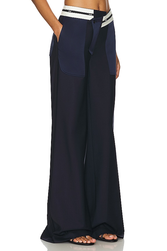 view 2 of 4 PANTALÓN CON TRABILLA INSIDE OUT in Midnight