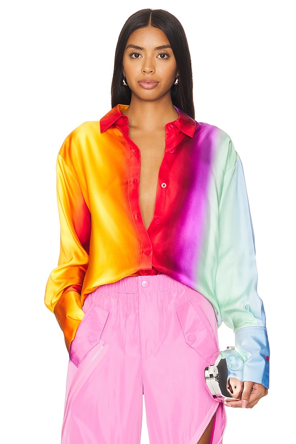 view 2 of 5 Cowl Back Blouse in Multi