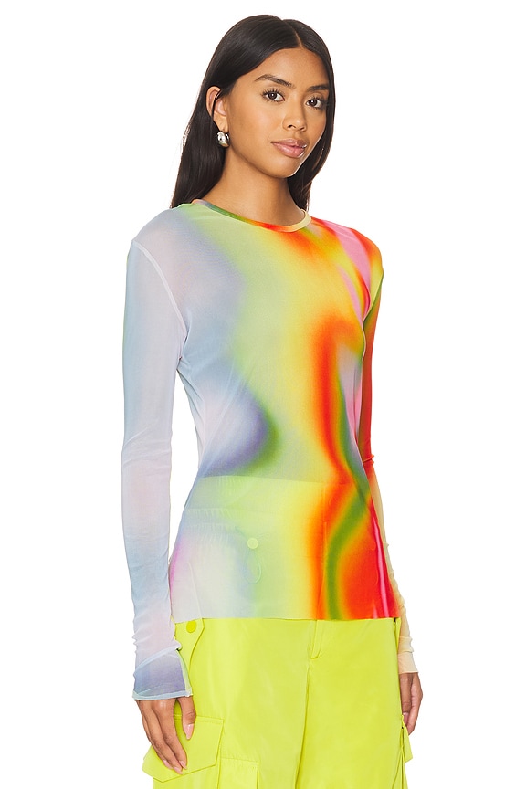 view 2 of 4 TOP MALLA RAINBOW HEATWAVE in Multi