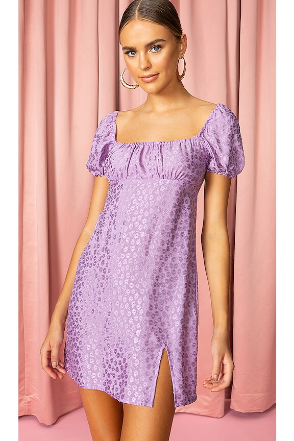 view 2 of 3 Lonma Dress in Lavender Ditsy Rose