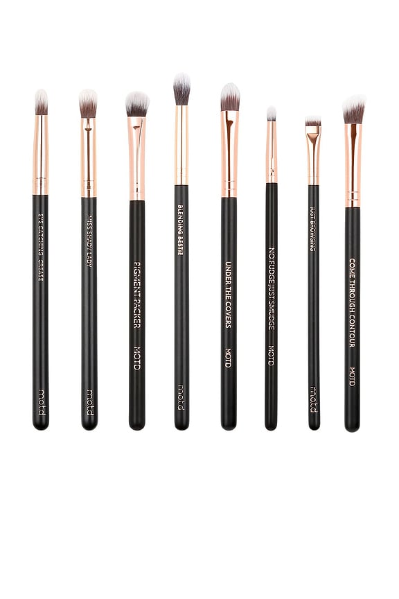 view 2 of 2 Lux Vegan Eye Makeup Brush Set in 