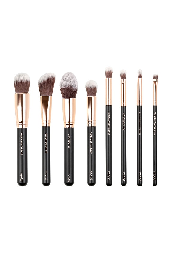 view 2 of 2 Lux Vegan Make Up Brush Essentials in Black