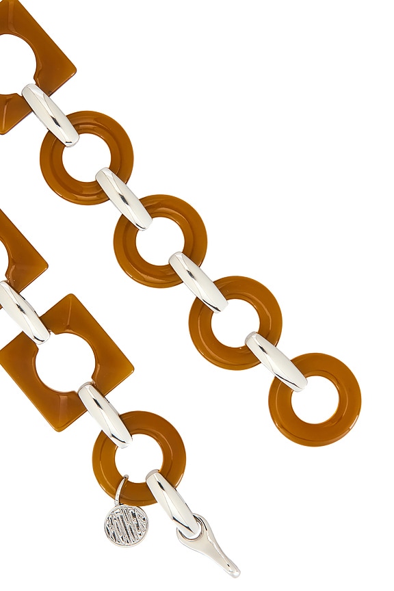 view 2 of 2 The Yanked Chain in Light Horn Nickel